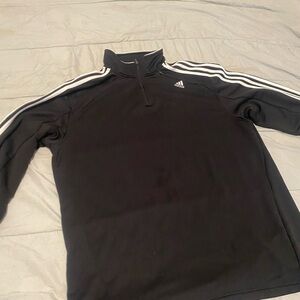 Adidas Black Quarter-Zip Pullover